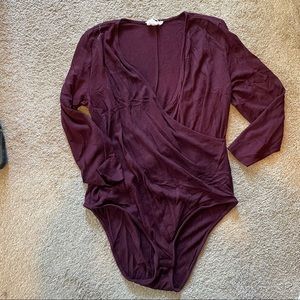 Loft wrap style body suit